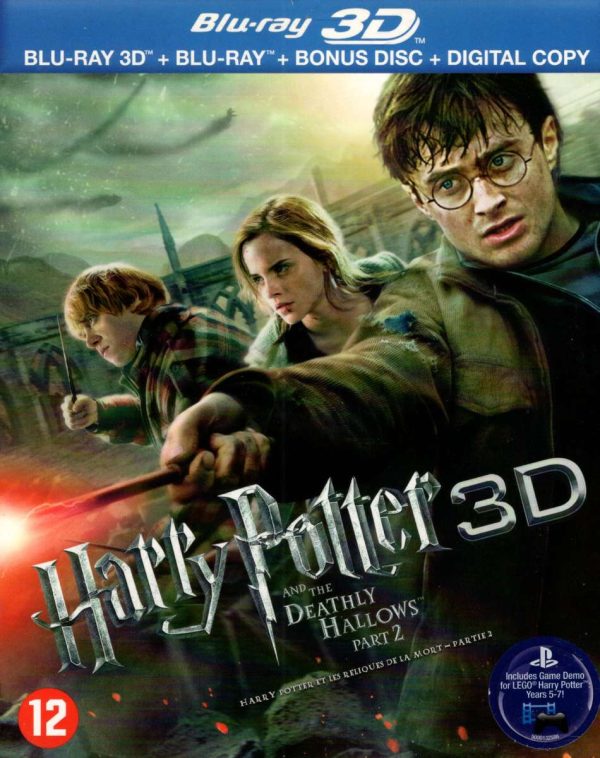 Harry Potter and the Deathly Hallows Part 2 3D + Blu-ray + Bonus Disc