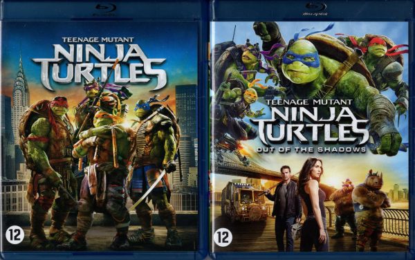 Teenage Mutant Ninja Turtles 1 + 2 Out of the Shadows (Blu-ray)