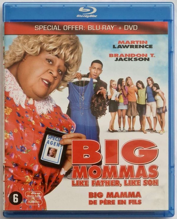 Big Mommas Like Father Like Son Blu Ray BlurayShop Nl   Big Mommas House 3 Like Father Like Son 2 Disc Bluray Dvd 1 600x745 