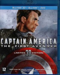 Captain America The First Avenger Limited 3D Edition - 3 disc (3D Blu-ray , Blu-ray , DVD)