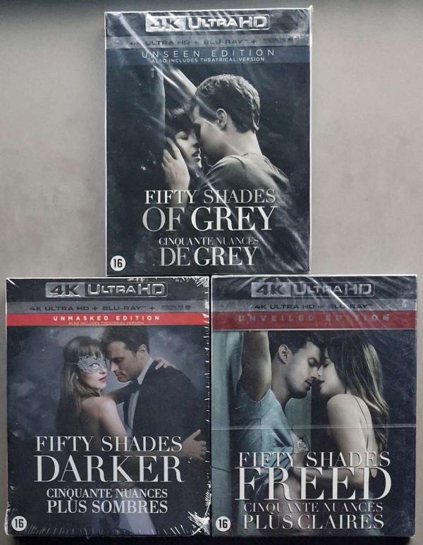 Fifty Shades Trilogy - 4K Ultra HD + Blu-ray - nieuw in seal