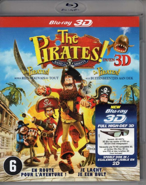 De Piraten! Alle Buitenbeentjes aan Dek 3D + 2D Blu-ray