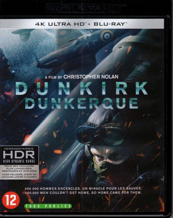 Dunkirk - 4K Ultra HD + Blu-ray + Bonus Blu-ray