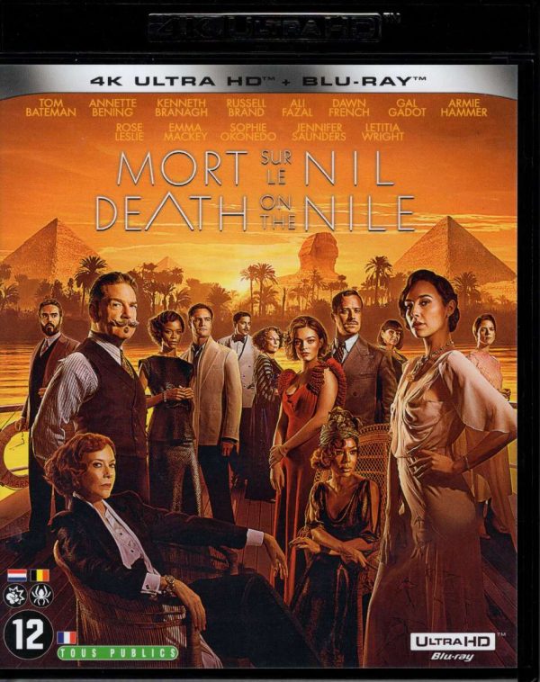 Death on the Nile - 4K Ultra HD + Blu-ray (Import - 4K Geen NL Ondertiteling & Blu-ray Wel)