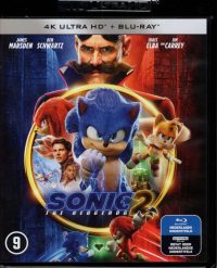 Sonic the Hedgehog 2 - 4K Ultra HD + Blu-ray (4K Geen NL Ondertiteling, Blu-ray Wel)