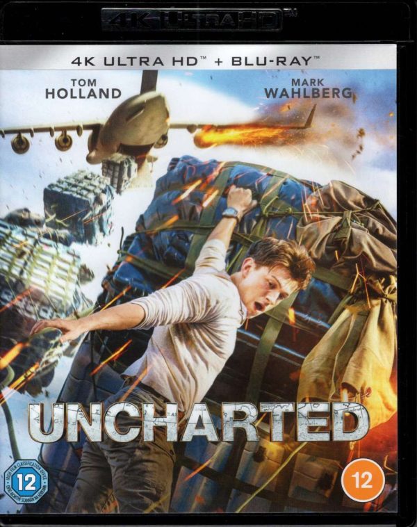 Uncharted - 4K Ultra HD + Blu-ray (Import geen NL ondertiteling)