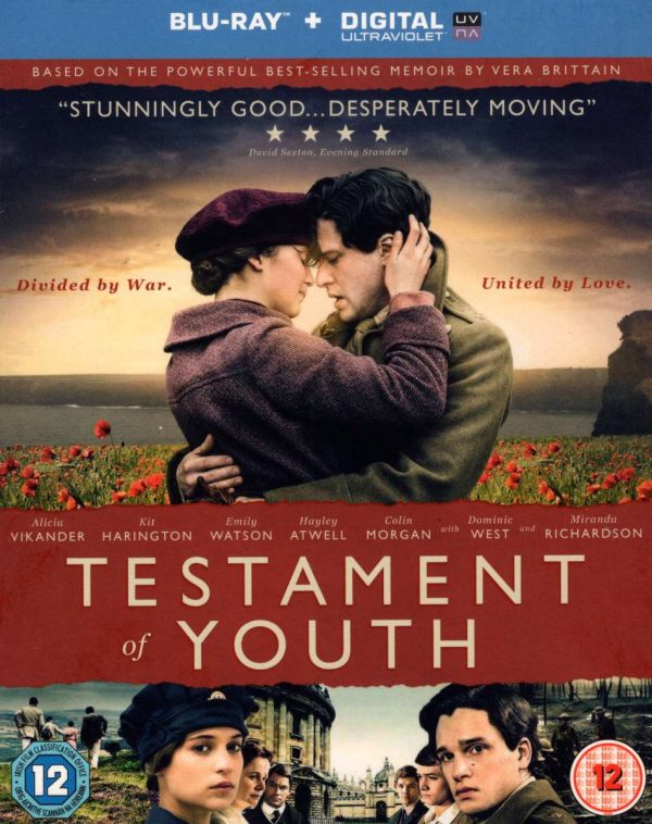 Testament of Youth Blu-ray (Import Zonder NL Ondertiteling)